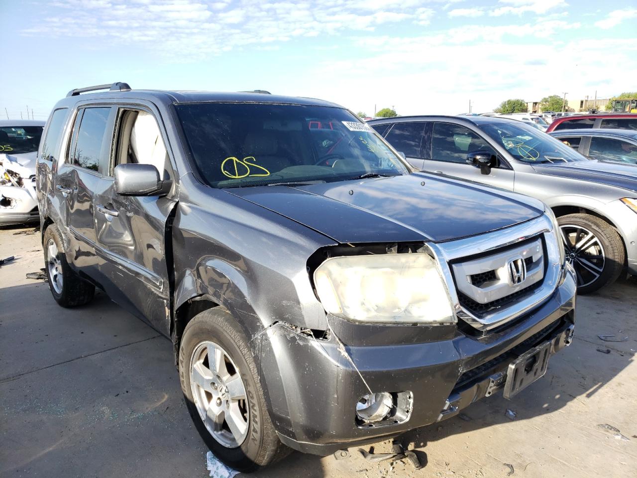 HONDA PILOT EXL 2011 with VIN 5FNYF4H53BB005724 - Photo from auction