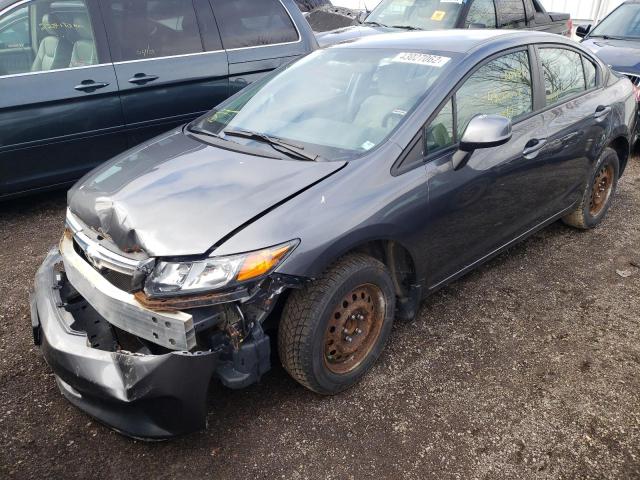 Photo 2 from auction – 2012 HONDA CIVIC LX with VIN 2HGFB2F43CH104252