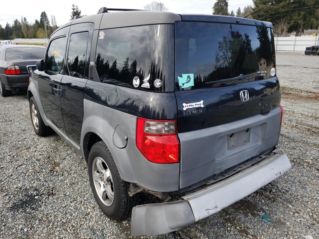 Photo 3 from auction – 2003 HONDA ELEMENT DX with VIN 5J6YH18273L002767