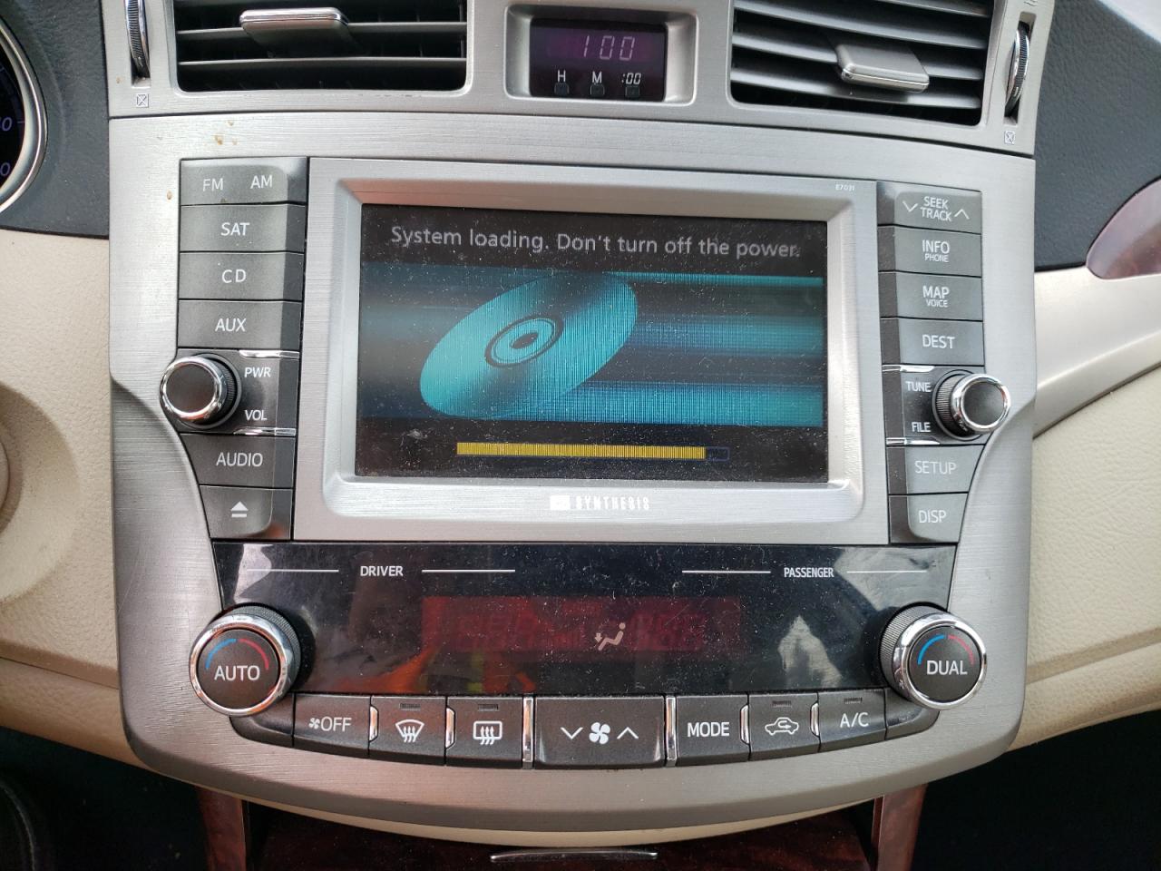 Photo 9 from auction – 2011 TOYOTA AVALON BAS with VIN 4T1BK3DB7BU418160