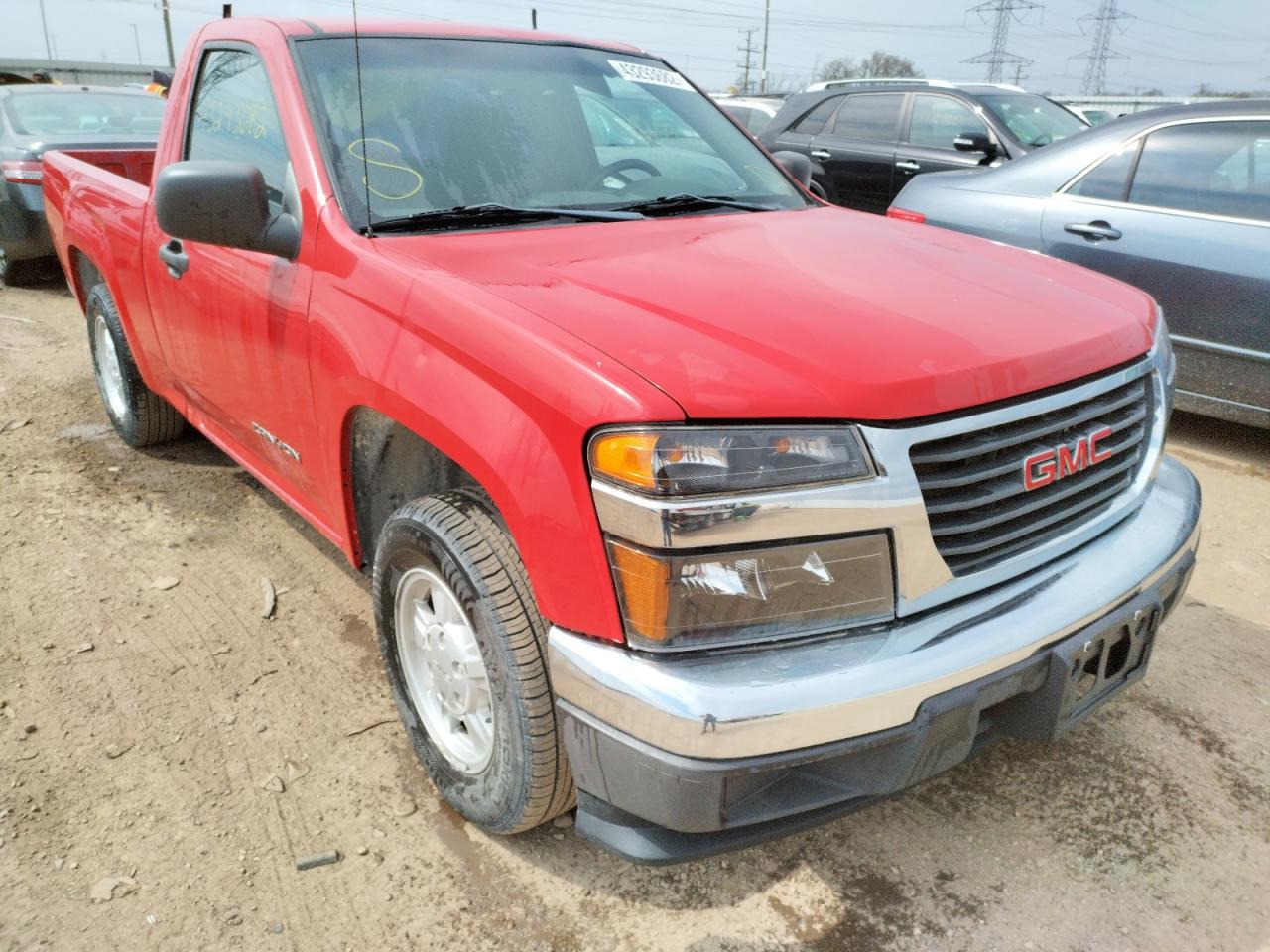 GMC CANYON 2004 with VIN 1GTCS148848153181 - Photo from auction