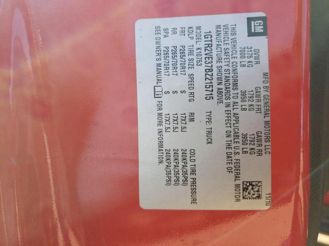 Photo 10 from auction – 2011 GMC SIERRA K15 with VIN 1GTR2VE37BZ215715