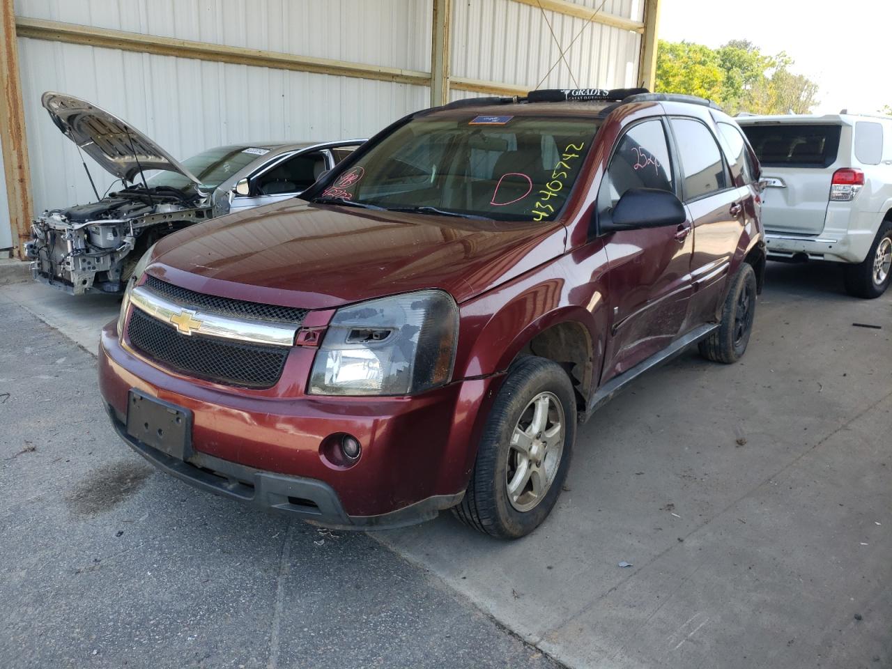 Photo 2 from auction – 2007 CHEVROLET EQUINOX LS with VIN 2CNDL23F376063529