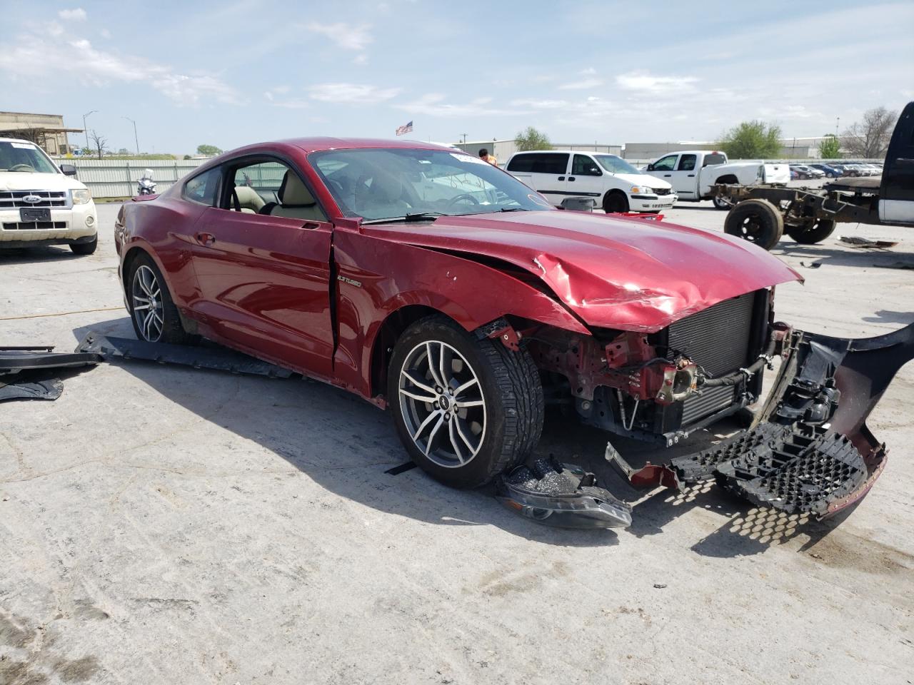 FORD MUSTANG 2015 with VIN 1FA6P8TH2F5391692 - Photo from auction