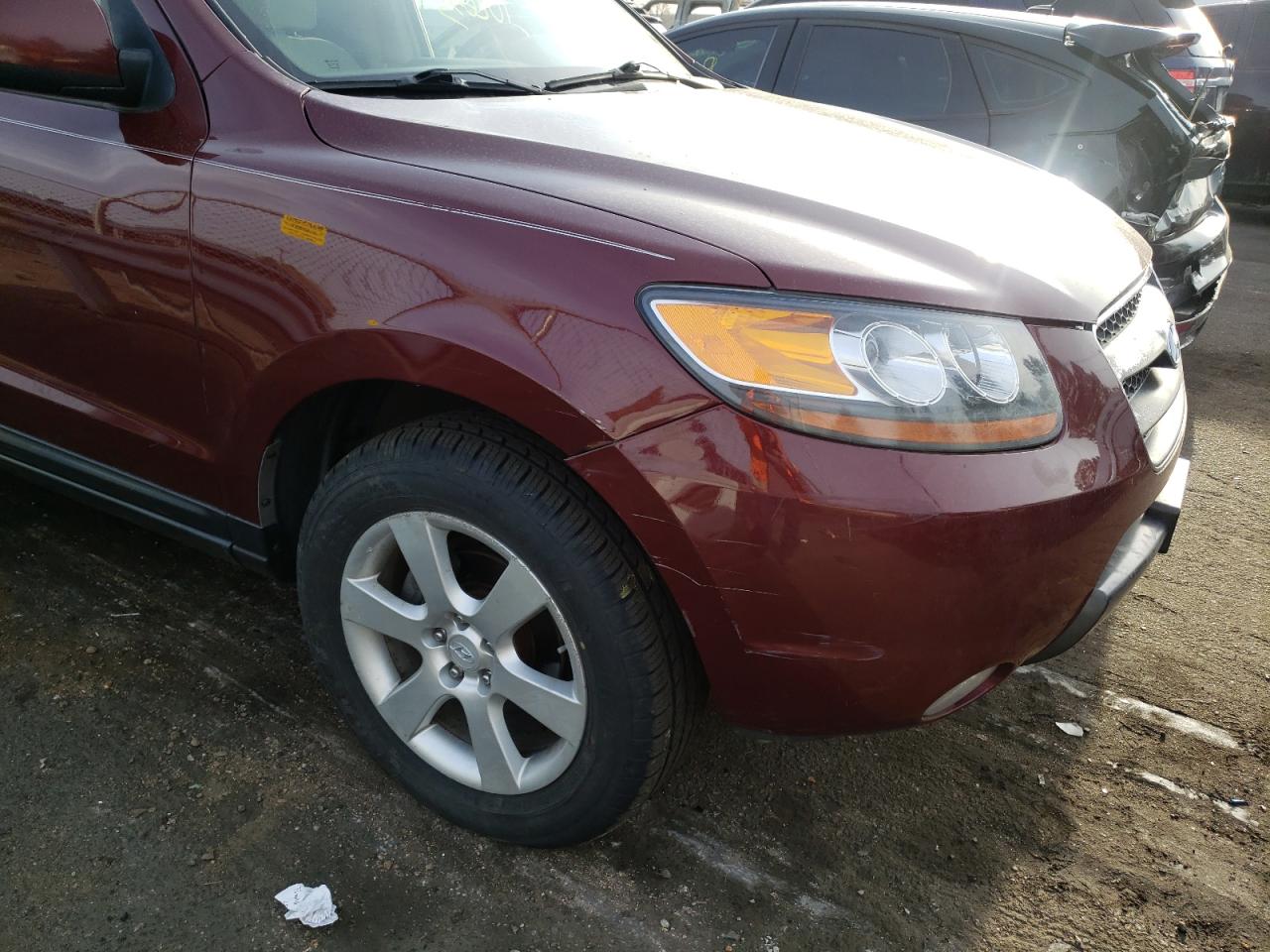Photo 9 from auction – 2007 HYUNDAI SANTA FE S with VIN 5NMSH73EX7H006643