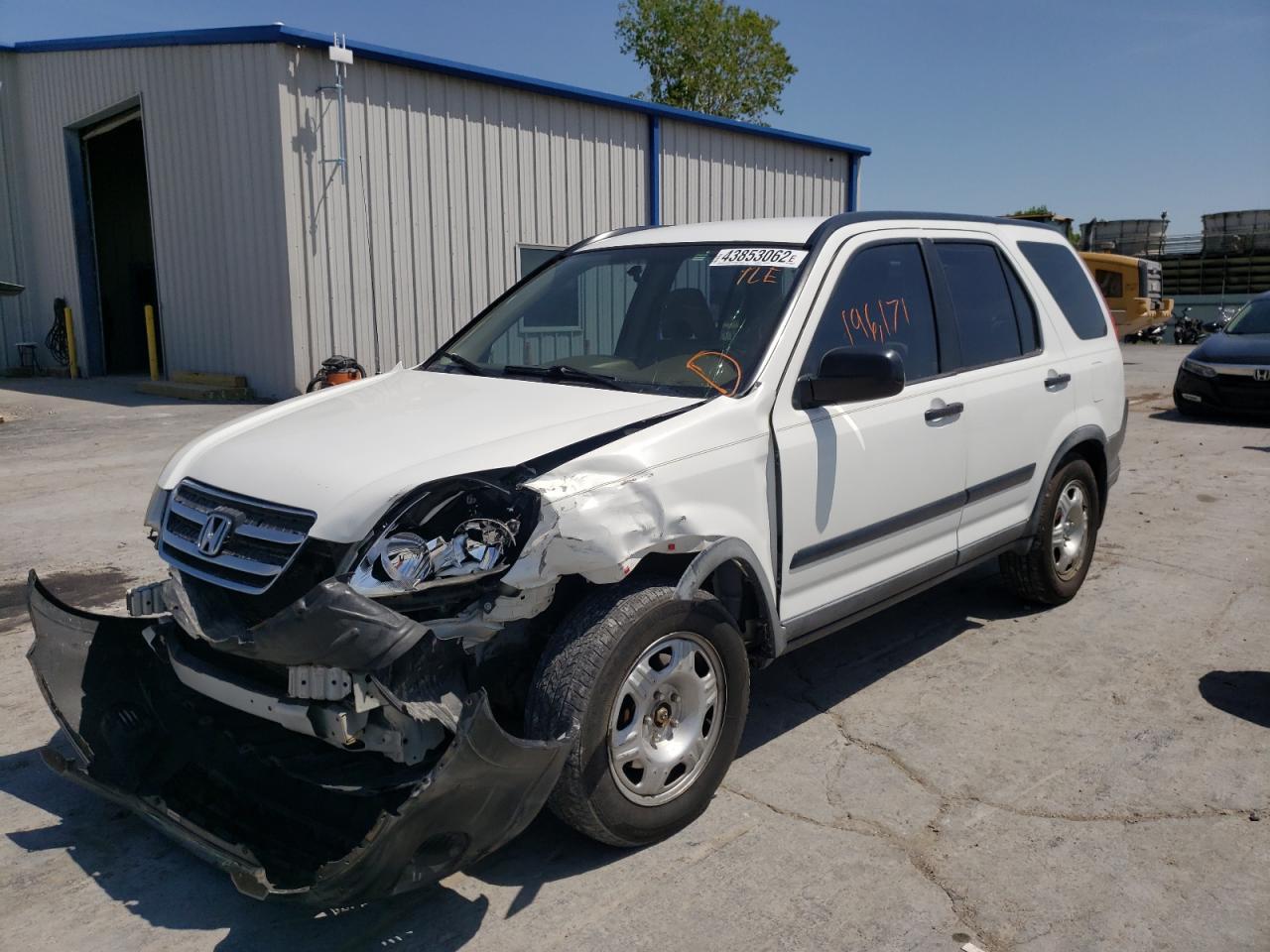 Photo 2 from auction – 2005 HONDA CR-V LX with VIN JHLRD68555C002124