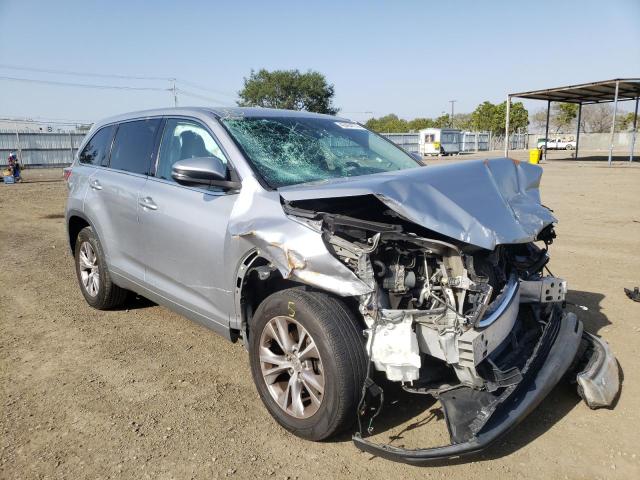 TOYOTA HIGHLANDER 2015 with VIN 5TDZKRFH1FS059809 - Photo from auction