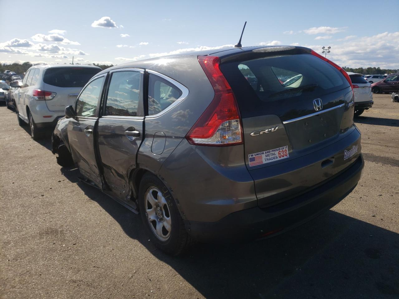 Photo 3 from auction – 2012 HONDA CR-V LX with VIN 2HKRM4H38CH627506