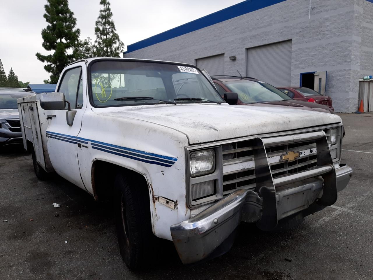 CHEVROLET C10 1986 with VIN 1GCEC14F4GJ141482 - Photo from auction
