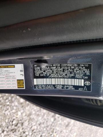 Photo 10 from auction – 2010 TOYOTA PRIUS with VIN JTDKN3DU8A0160217