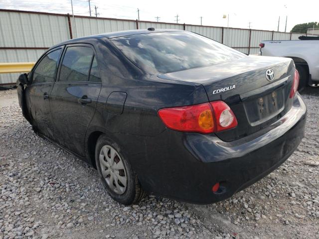 Photo 3 from auction – 2009 TOYOTA COROLLA BA with VIN JTDBL40E099058847
