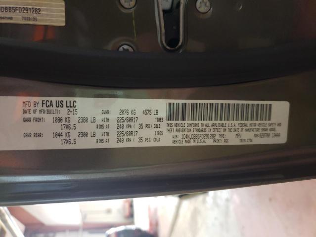 Photo 10 from auction – 2015 JEEP COMPASS SP with VIN 1C4NJDBB5FD291282
