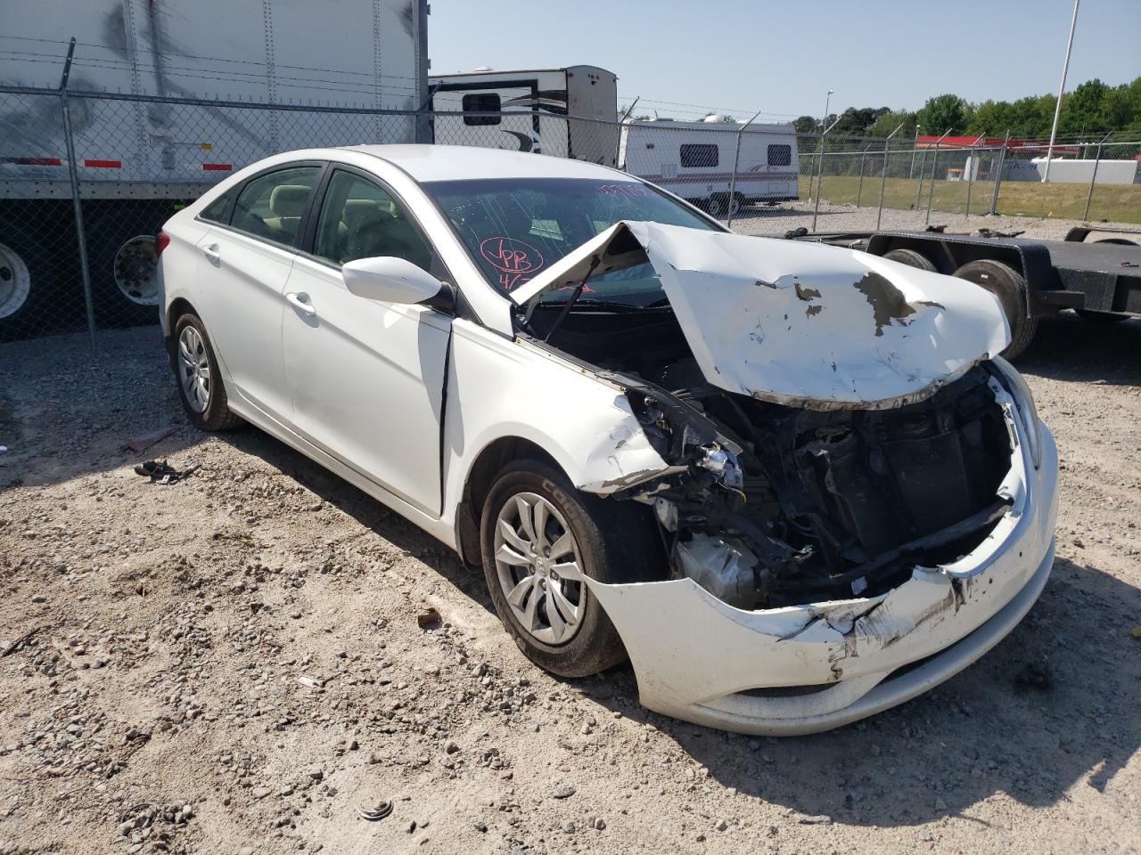 HYUNDAI SONATA GLS 2011 with VIN 5NPEB4AC6BH155870 - Photo from auction