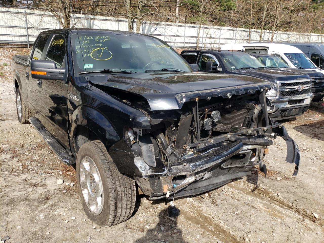 FORD F150 SUPER 2011 with VIN 1FTFW1EF7BKD74141 - Photo from auction