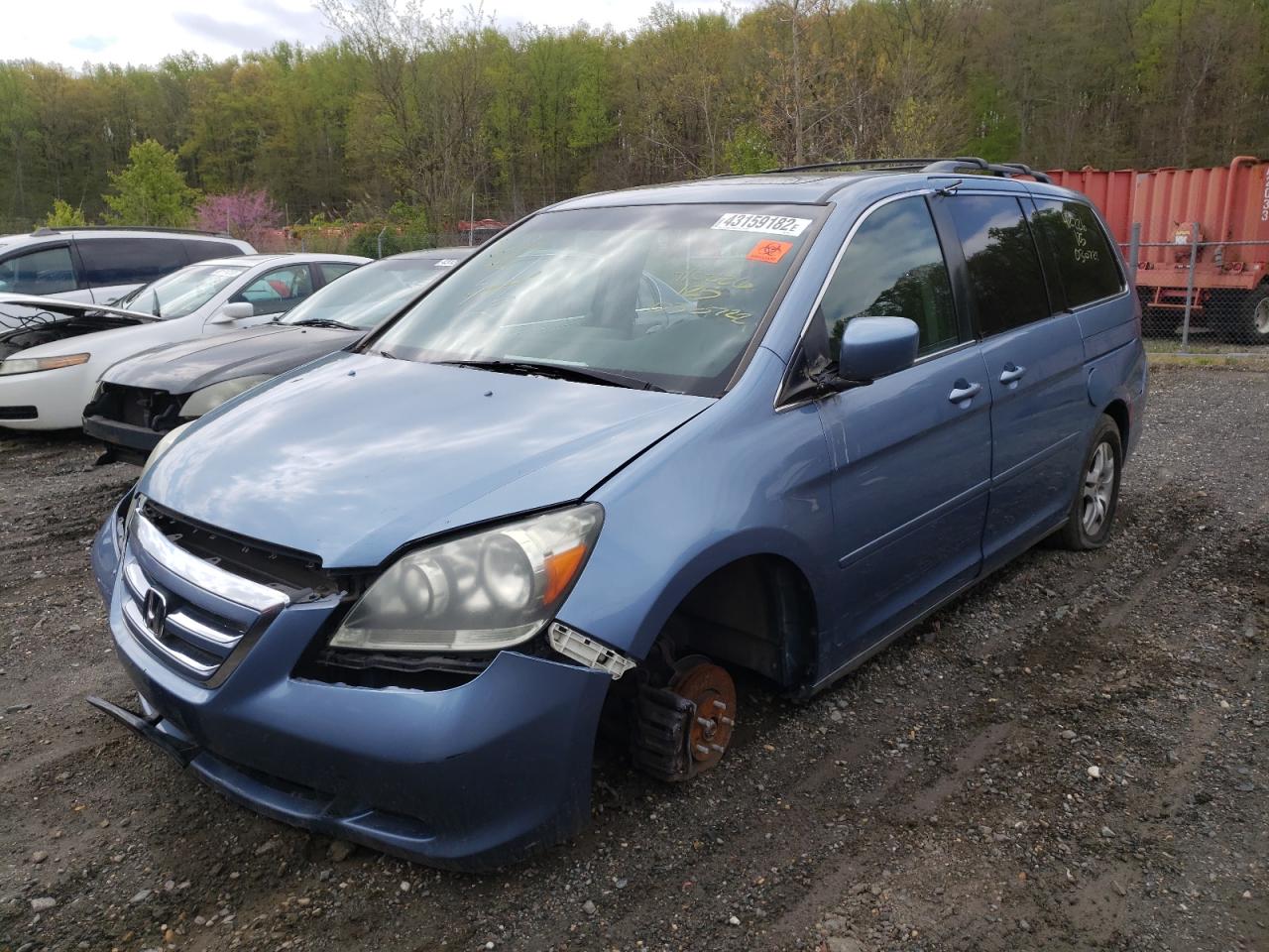 Photo 2 from auction – 2006 HONDA ODYSSEY EX with VIN 5FNRL38626B073034