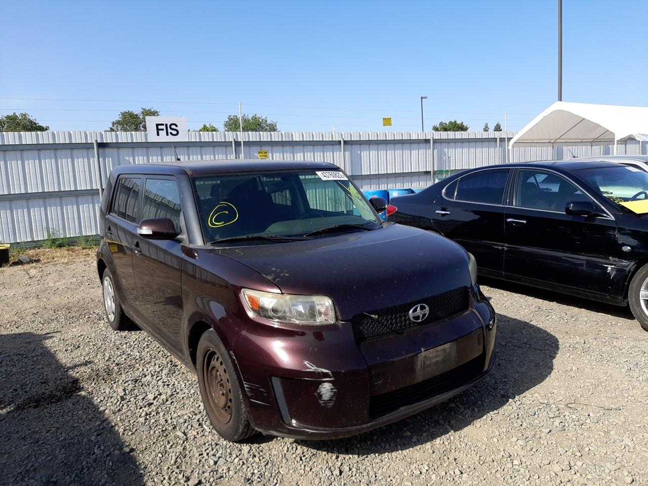 TOYOTA SCION 2008 with VIN JTLKE50E281023132 - Photo from auction