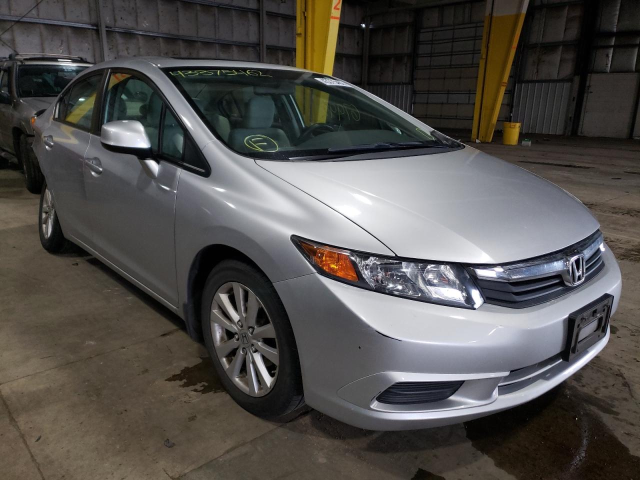 HONDA CIVIC EX 2012 with VIN 19XFB2F88CE386370 - Photo from auction