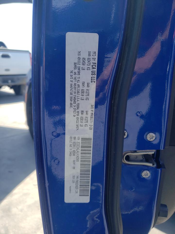 Photo 10 from auction – 2020 DODGE CHARGER SC with VIN 2C3CDXGJ4LH142509