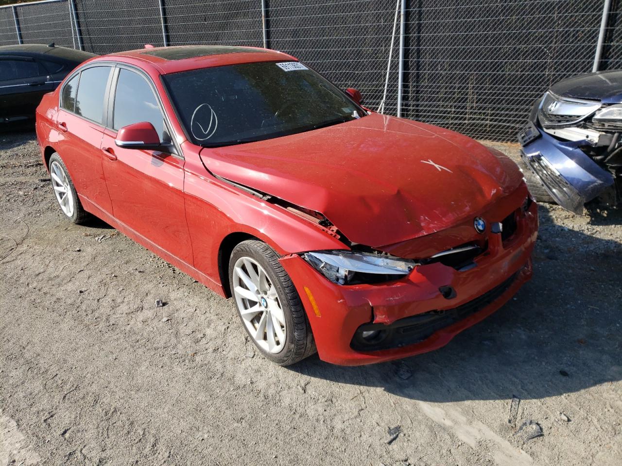 BMW 320 XI 2016 with VIN WBA8E5G58GNT93551 - Photo from auction