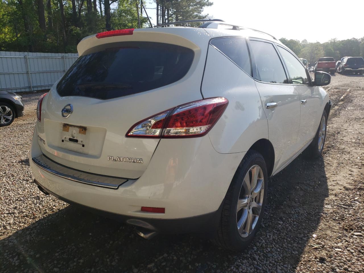 Photo 4 from auction – 2014 NISSAN MURANO S with VIN JN8AZ1MU0EW403045
