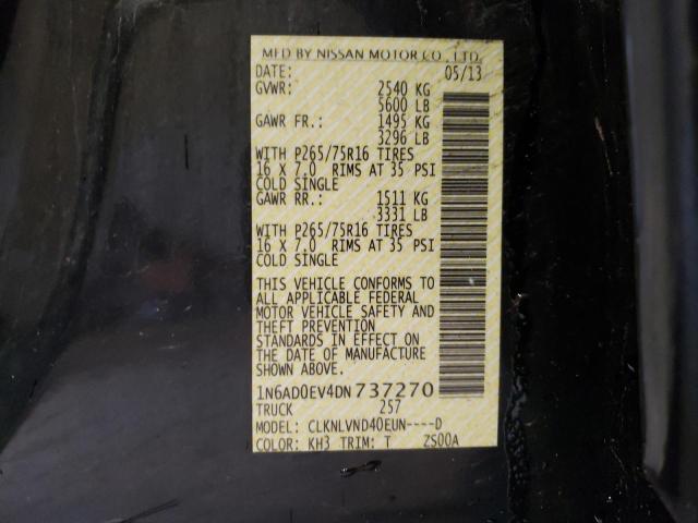 Photo 10 from auction – 2013 NISSAN FRONTIER S with VIN 1N6AD0EV4DN737270