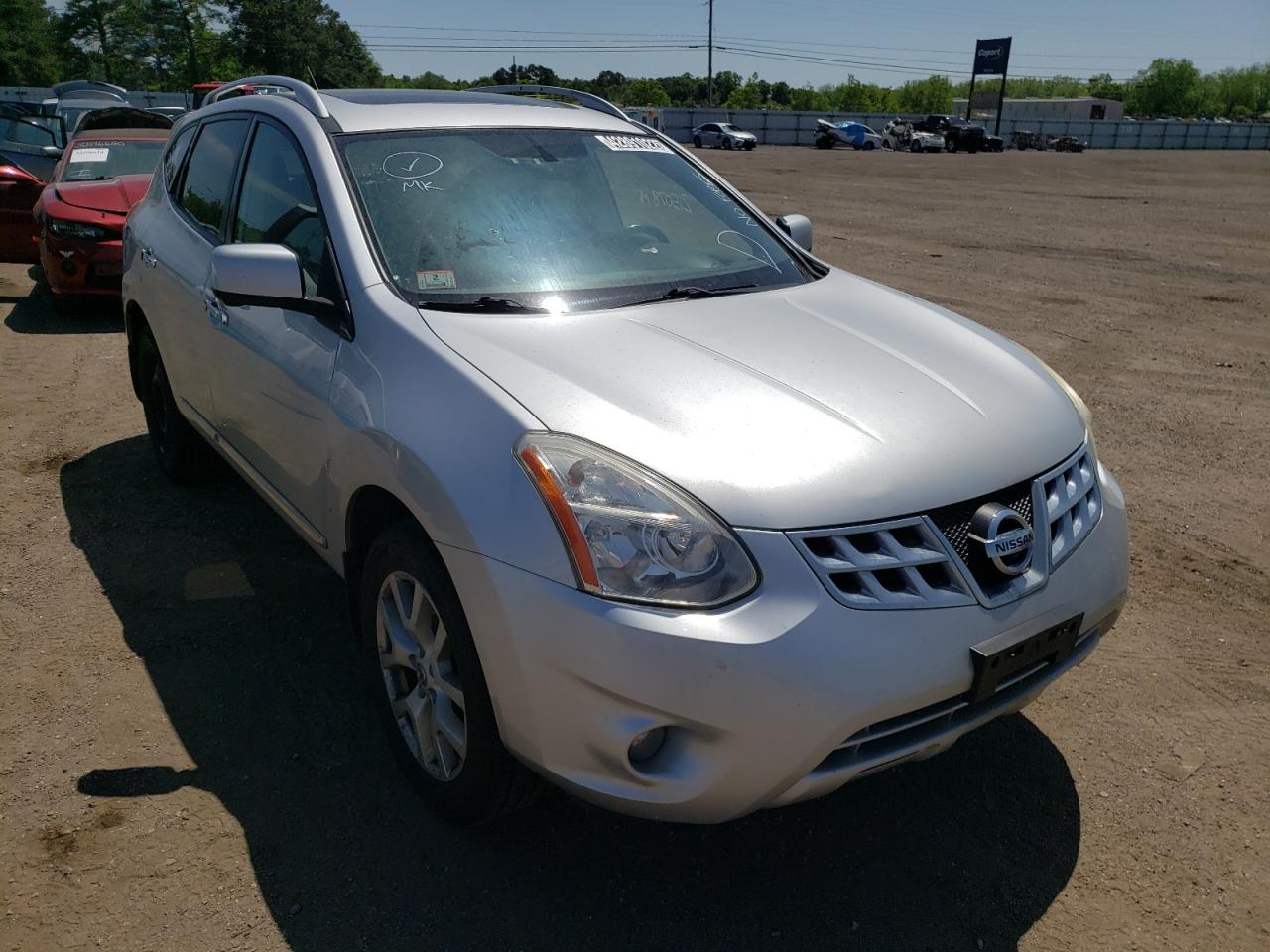 NISSAN ROGUE S 2012 with VIN JN8AS5MV4CW355891 - Photo from auction