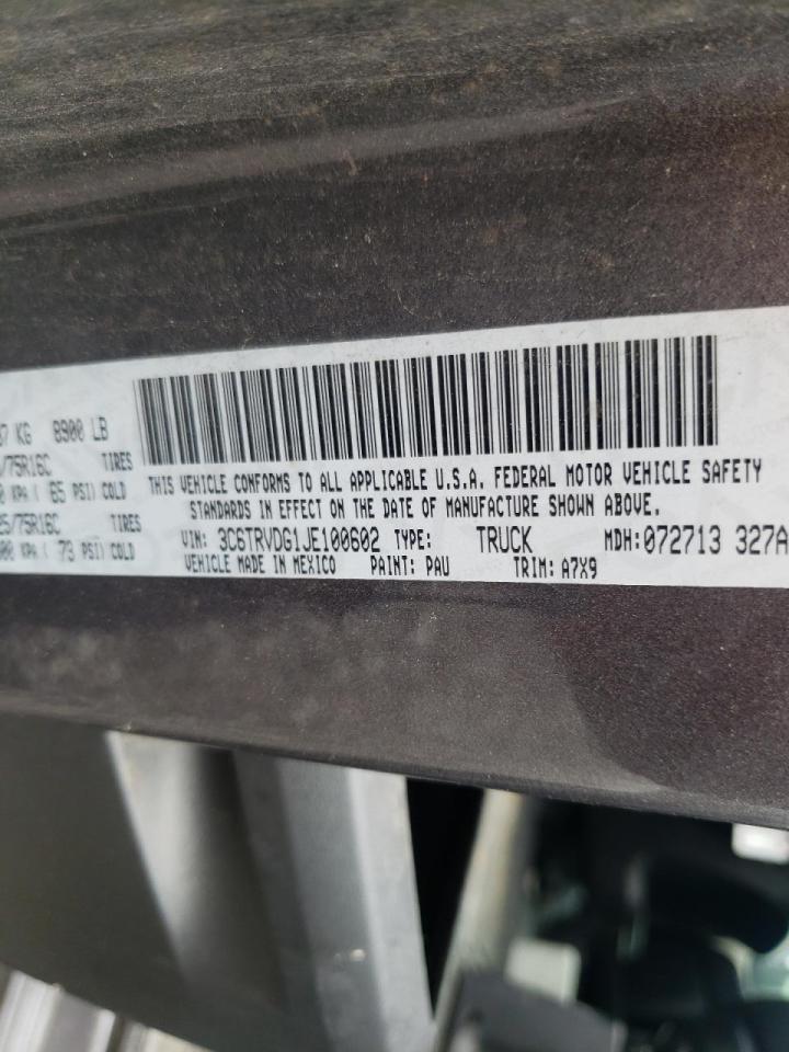 Photo 10 from auction – 2018 RAM PROMASTER with VIN 3C6TRVDG1JE100602