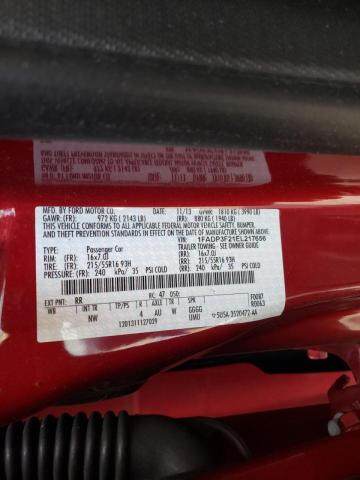 Photo 10 from auction – 2014 FORD FOCUS SE with VIN 1FADP3F21EL217656