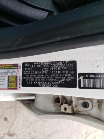 Zdjęcie 10 z aukcji – 2013 KIA RIO LX z VIN KNADM4A39D6205953
