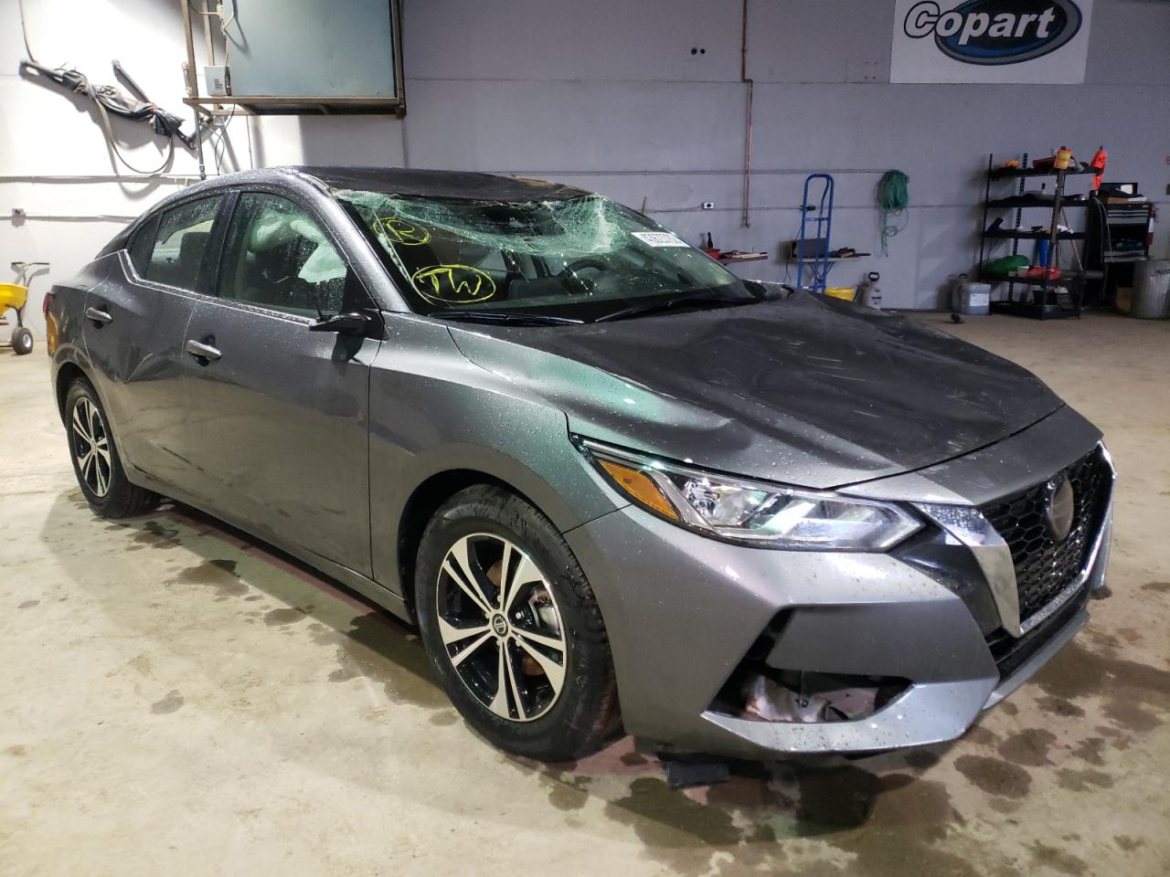 Photo 1 from auction – 2022 NISSAN SENTRA with VIN 3N1AB8CV7NY233118