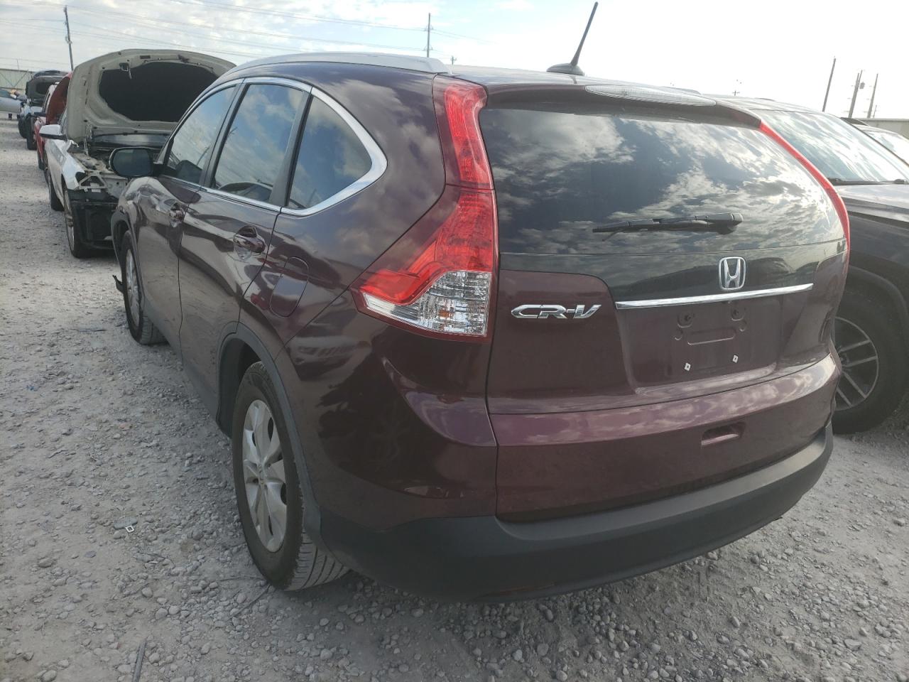 Photo 3 from auction – 2014 HONDA CR-V EXL with VIN 5J6RM3H79EL025882
