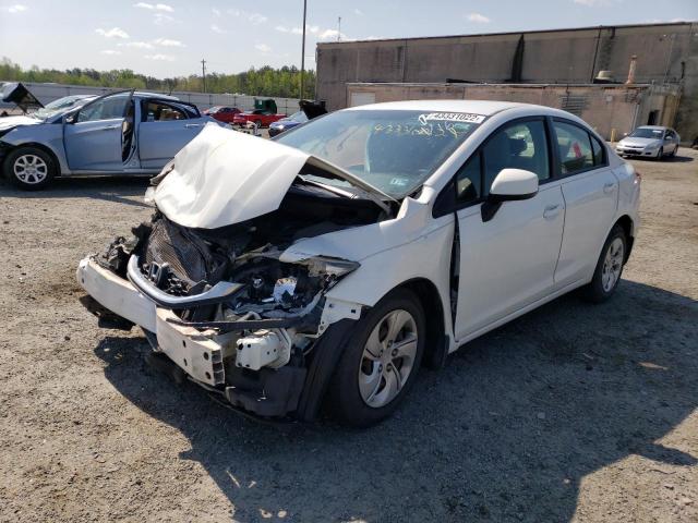 Photo 2 from auction – 2013 HONDA CIVIC LX with VIN 2HGFB2F50DH603567