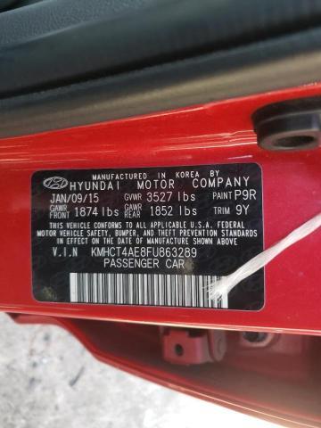 Photo 10 from auction – 2015 HYUNDAI ACCENT GLS with VIN KMHCT4AE8FU863289