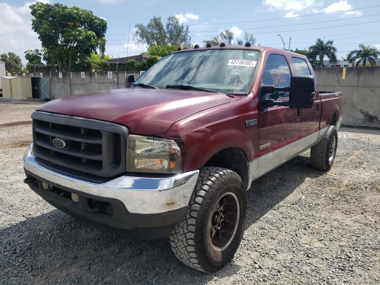 Фото 2 с аукциона – 2004 FORD F250 SUPER с VIN 1FTNW20P14EB93801