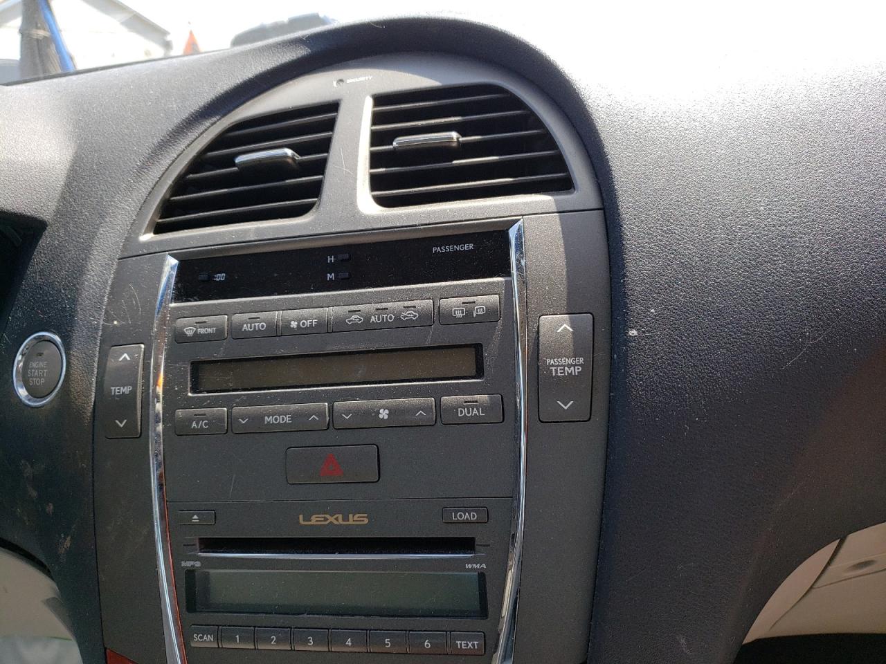 Photo 9 from auction – 2007 LEXUS ES 350 with VIN JTHBJ46GX72139986