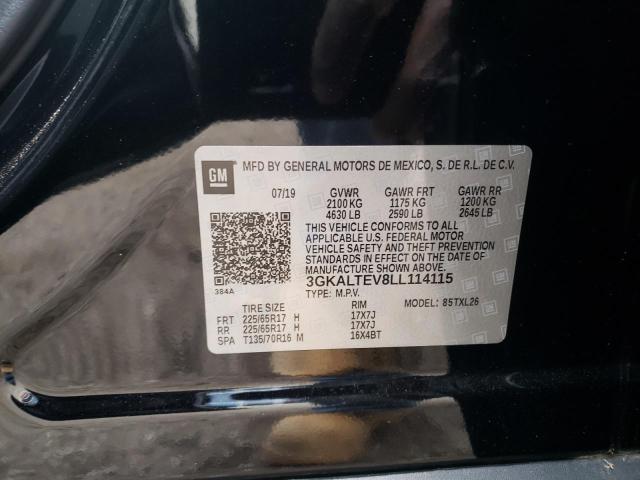 Photo 10 from auction – 2020 GMC TERRAIN SL with VIN 3GKALTEV8LL114115