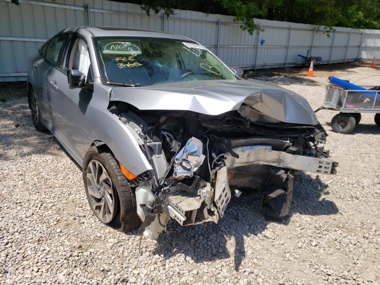 HONDA CIVIC EX 2017 with VIN 2HGFC2F79HH505142 - Photo from auction