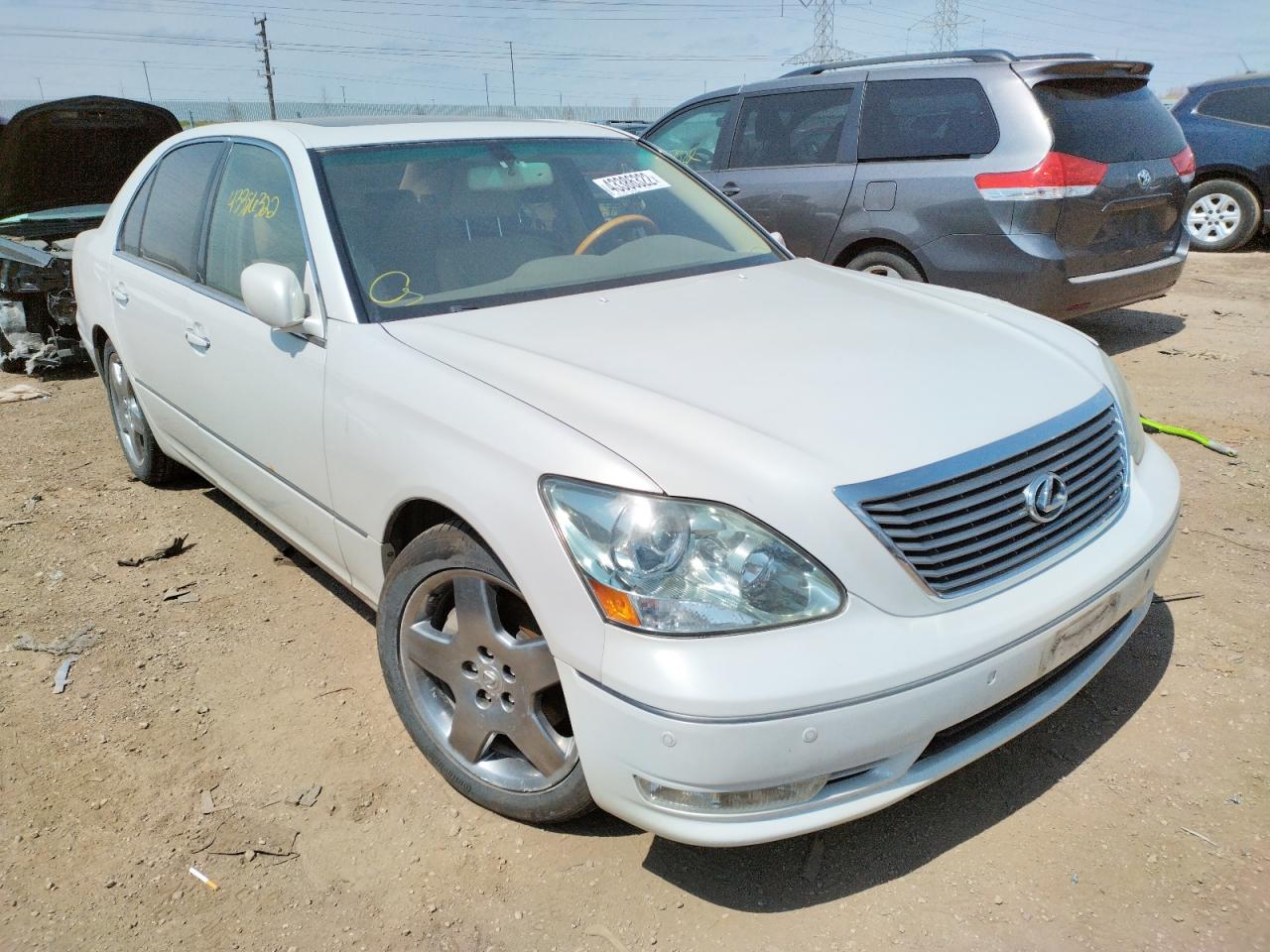 LEXUS LS 430 2005 with VIN JTHBN36F450181696 - Photo from auction