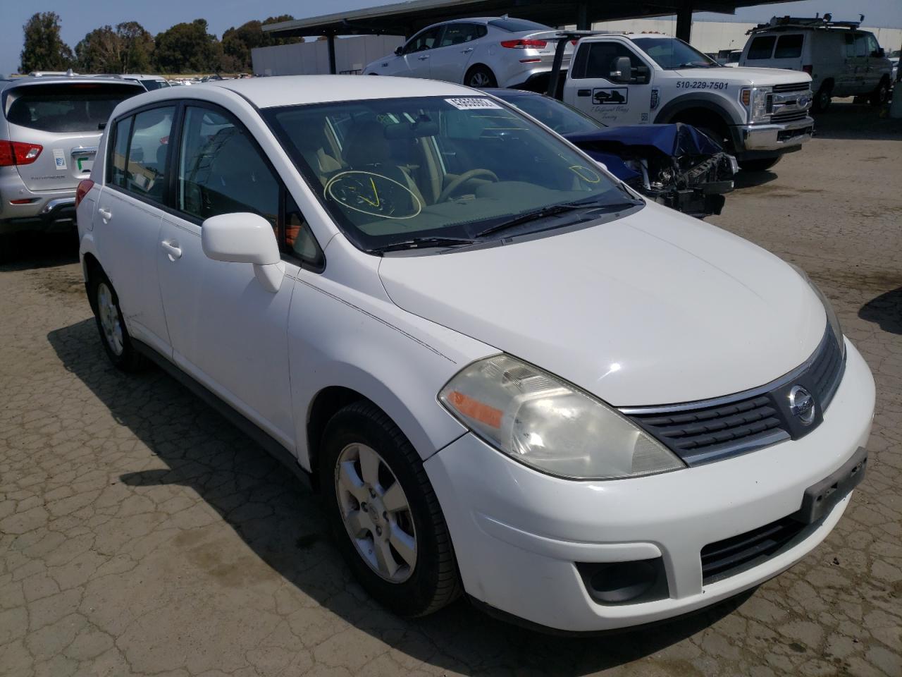 NISSAN VERSA S 2007 with VIN 3N1BC13E17L353490 - Photo from auction
