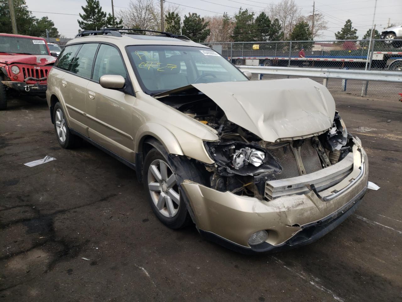 SUBARU OUTBACK 2. 2008 with VIN 4S4BP62C187317332 - Photo from auction