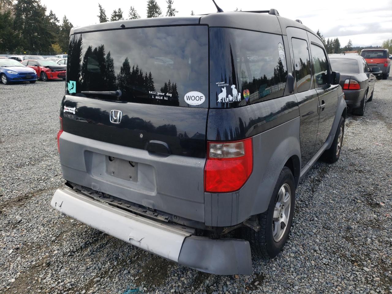 Photo 4 from auction – 2003 HONDA ELEMENT DX with VIN 5J6YH18273L002767