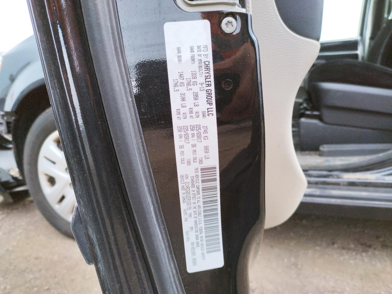 Photo 10 from auction – 2014 DODGE GRAND CARA with VIN 2C4RDGBG2ER162191