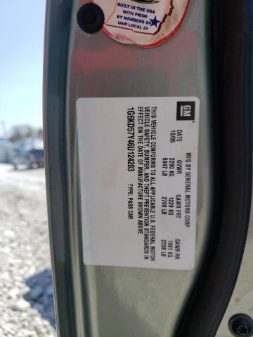 Photo 10 from auction – 2006 CADILLAC DTS with VIN 1G6KD57Y46U124203
