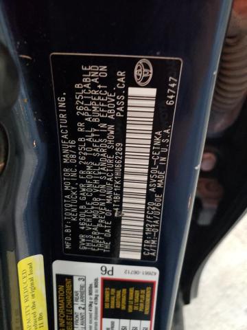 Photo 10 from auction – 2017 TOYOTA CAMRY with VIN 4T1BF1FK1HU662269