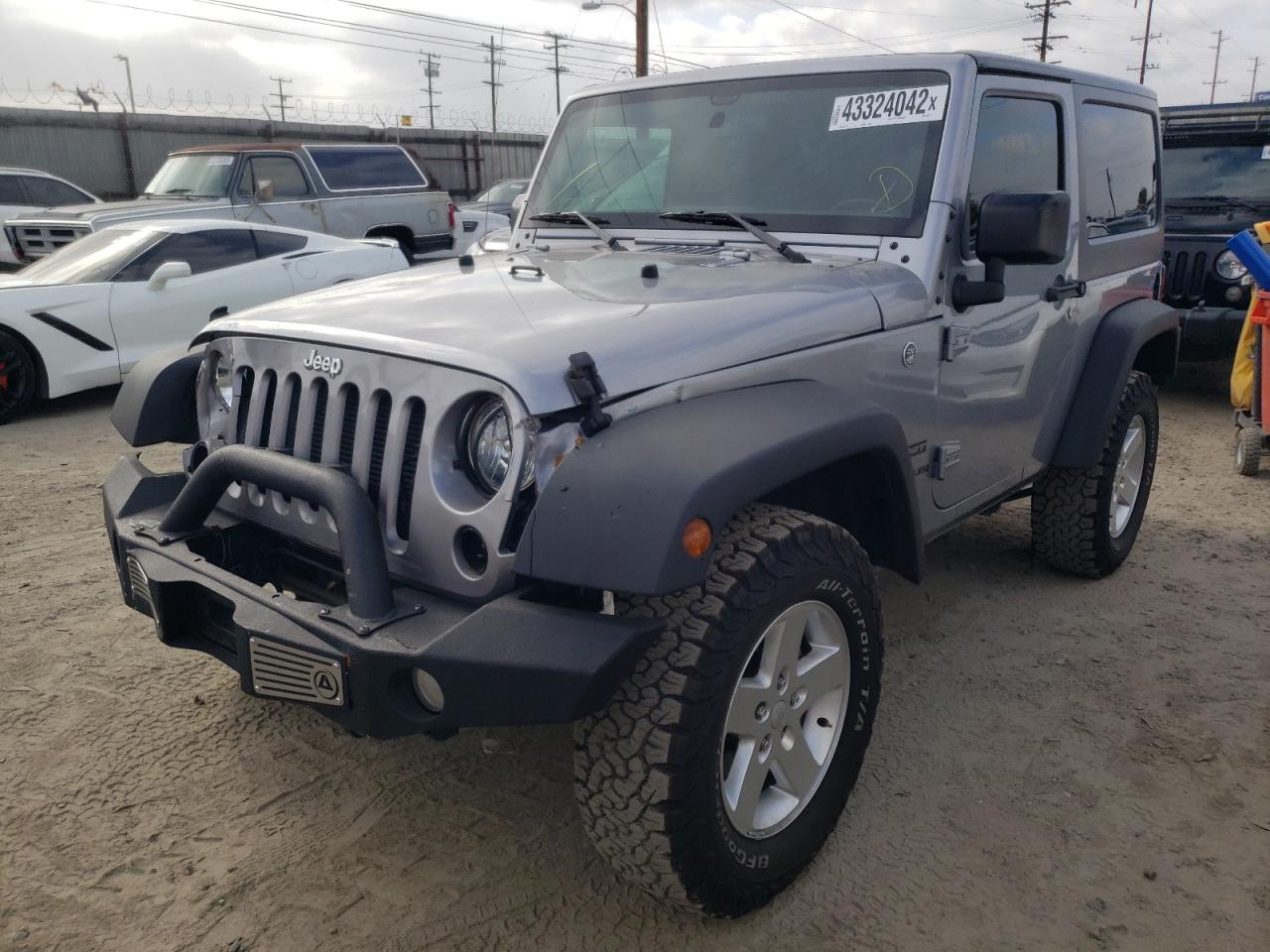Photo 2 from auction – 2016 JEEP WRANGLER S with VIN 1C4GJWAG0GL283177