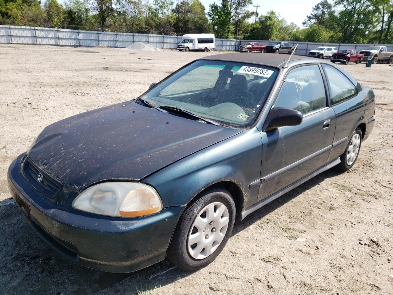 Photo 2 from auction – 1998 HONDA CIVIC DX with VIN 1HGEJ6121WL080925