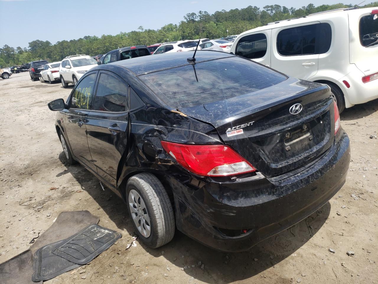 Photo 3 from auction – 2016 HYUNDAI ACCENT SE with VIN KMHCT4AE0GU991169