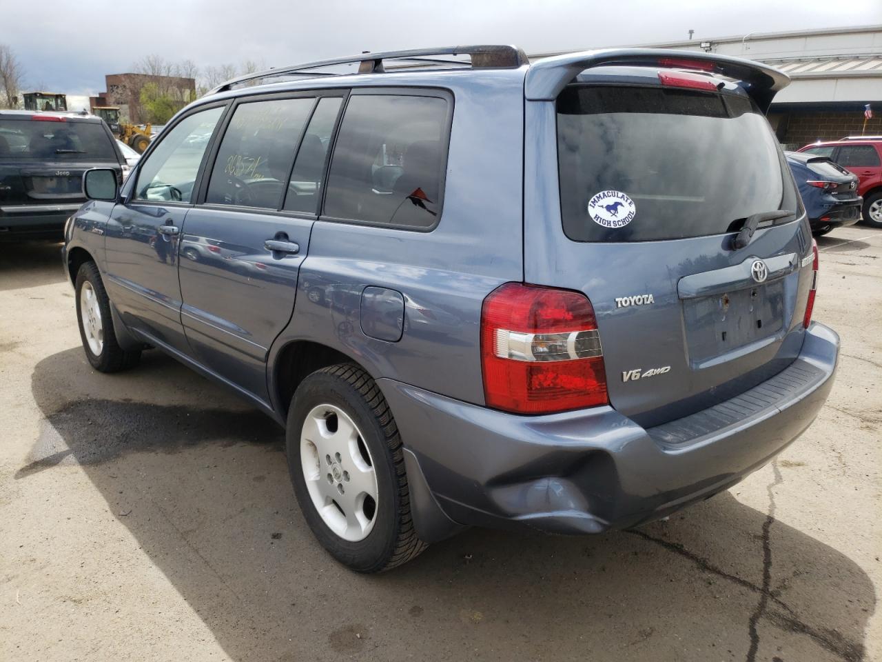 Photo 3 from auction – 2006 TOYOTA HIGHLANDER with VIN JTEEP21A260155531