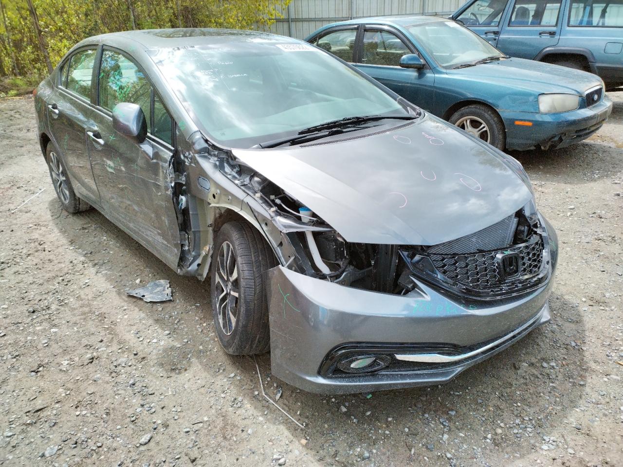 HONDA CIVIC EXL 2013 with VIN 19XFB2F9XDE237713 - Photo from auction