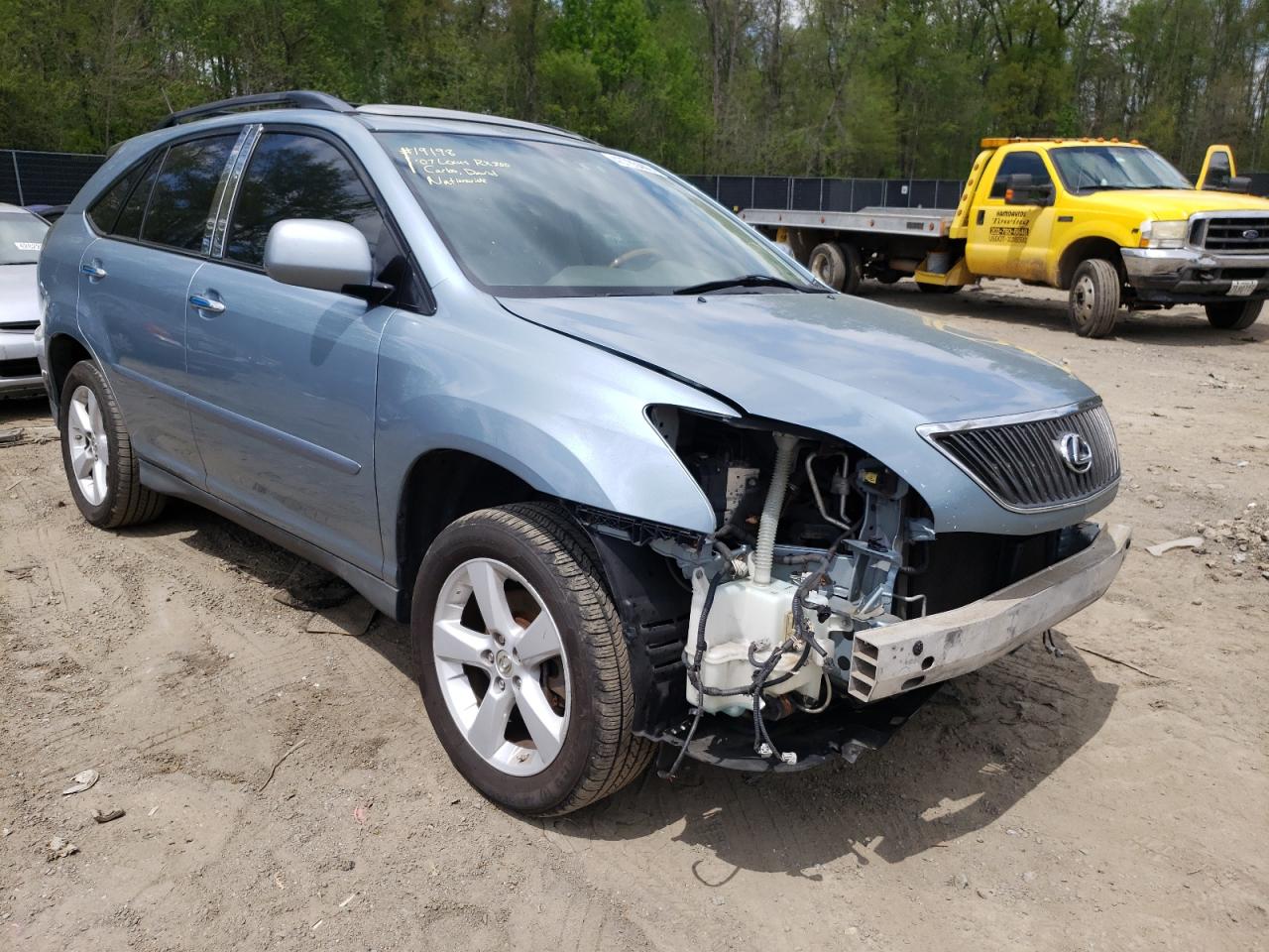 LEXUS RX 350 2007 with VIN 2T2HK31U67C024444 - Photo from auction